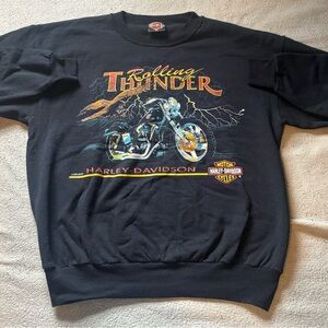 Harley-Davidson Black Rolling Thunder Sweatshirt